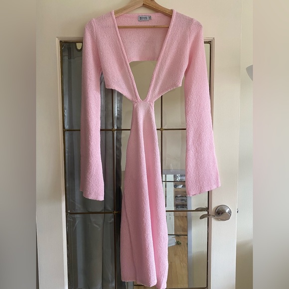 Beginning Boutique Aubrie Pink Backless Mini Dress - Picture 2 of 7